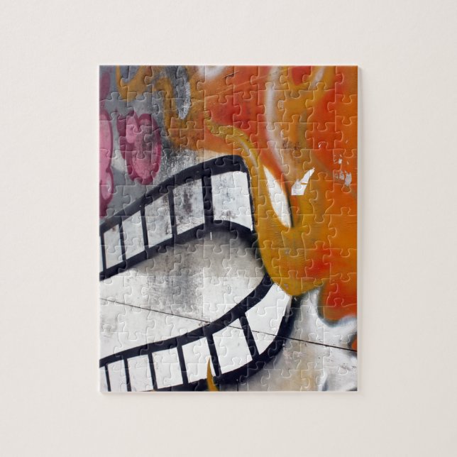 Taiwanese graffiti, Taipei, Taiwan Jigsaw Puzzle (Vertical)