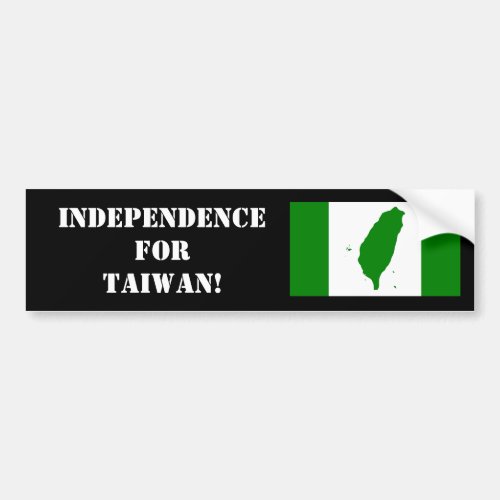 Taiwanese Independence Bumper Sticker