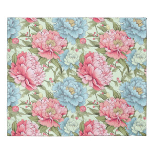 Taiwanese Peonies Duvet Cover