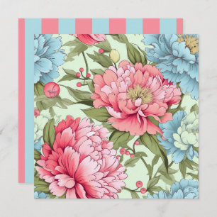 Taiwanese Peonies Invitation