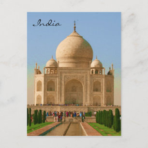 taj bright india postcard