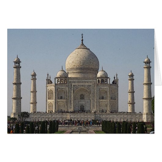 taj cartoon cards (Front Horizontal)