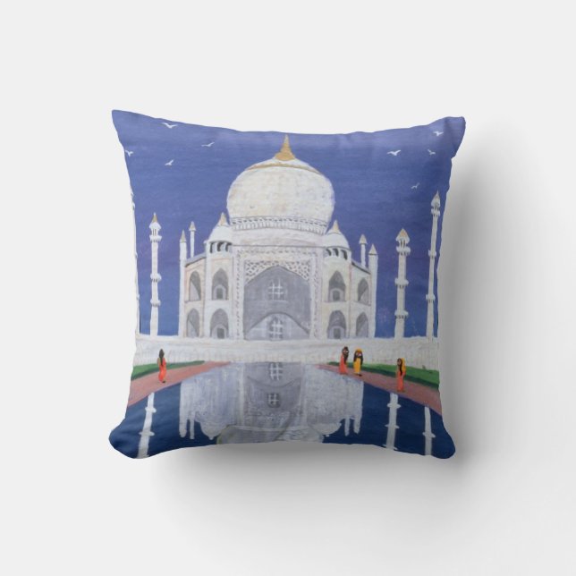 Taj Mahal 1995 Throw Pillow (Front)