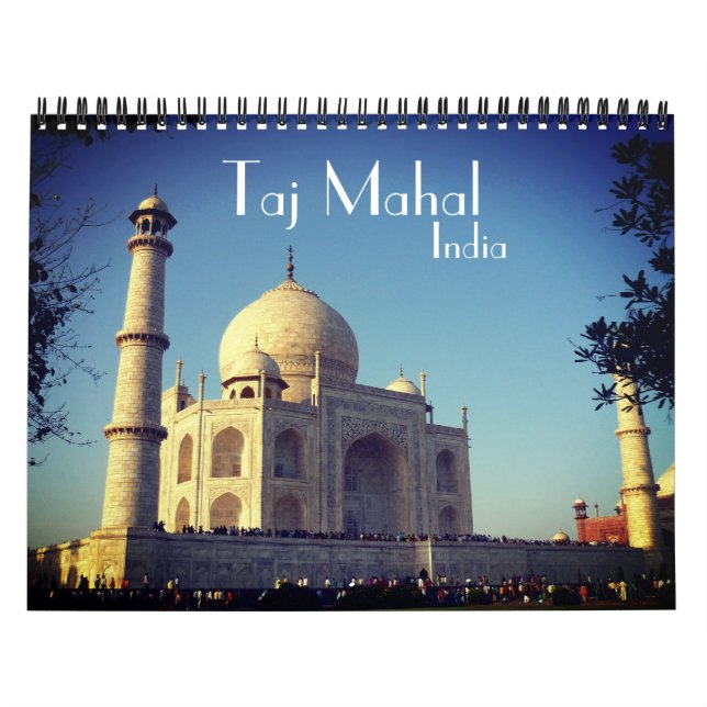 taj mahal 2026 calendar (Cover)