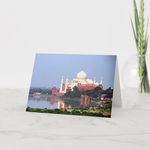 Taj Mahal Agra India Card