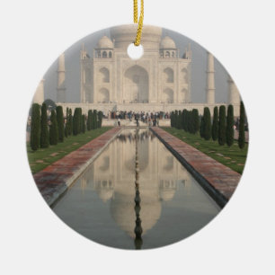 Taj Mahal, Agra, India Ceramic Ornament