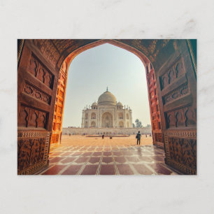 Taj Mahal, Agra, India Postcard
