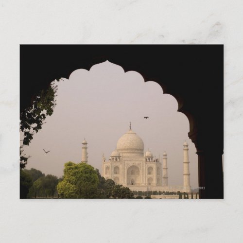 Taj Mahal Agra Uttar Pradesh India 2 Postcard