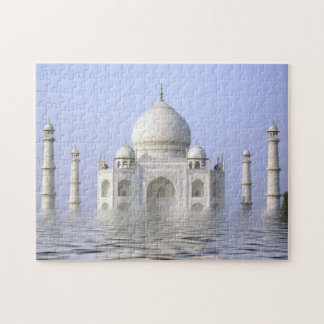 Taj-Mahal and Water jigsaw Puzzle