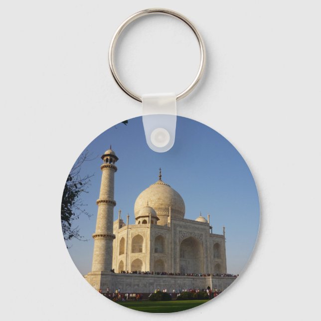 taj mahal angle keychain (Front)