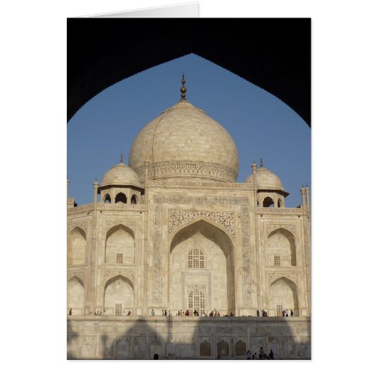 taj mahal arch shadow cards (Front)