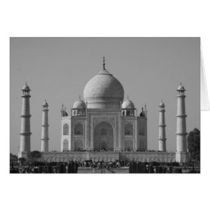 taj mahal b&w cards