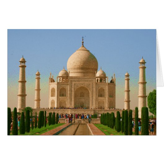 taj mahal bright cards (Front Horizontal)