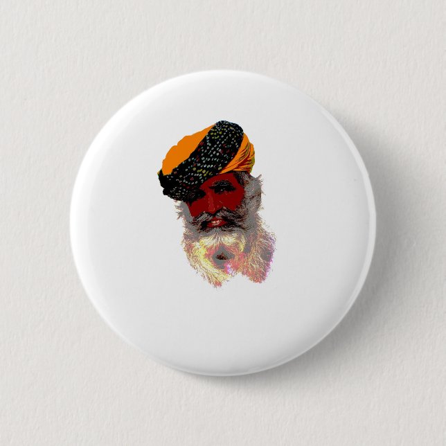 Taj Mahal Button (Front)