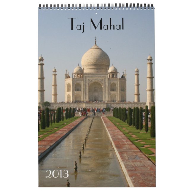 taj mahal calendar 2013 (Cover)