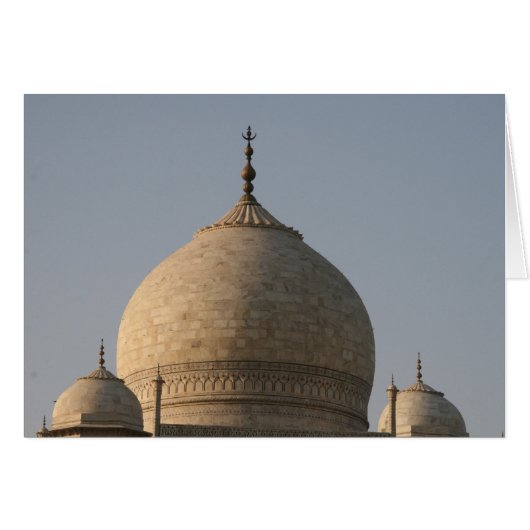 taj mahal domes cards (Front Horizontal)
