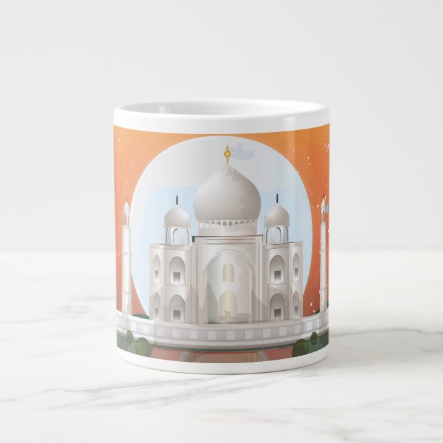 taj mahal giant coffee mug (Front)