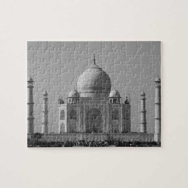 taj mahal gray jigsaw puzzle (Horizontal)