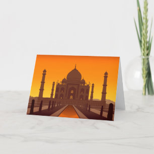 Taj Mahal Greeting Card