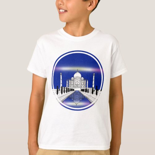 Taj Mahal illustration T_Shirt
