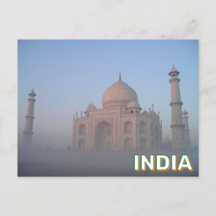 Taj Mahal In Agra, India Postcard