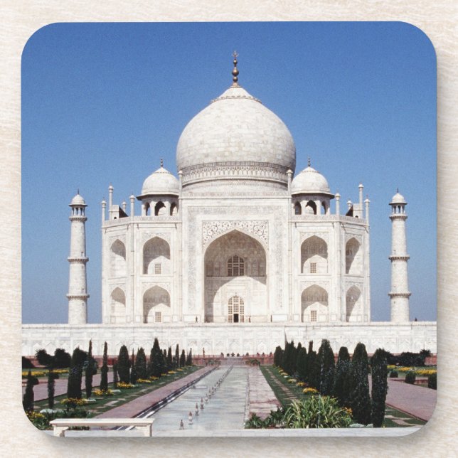 Taj Mahal India Beverage Coaster (Front)