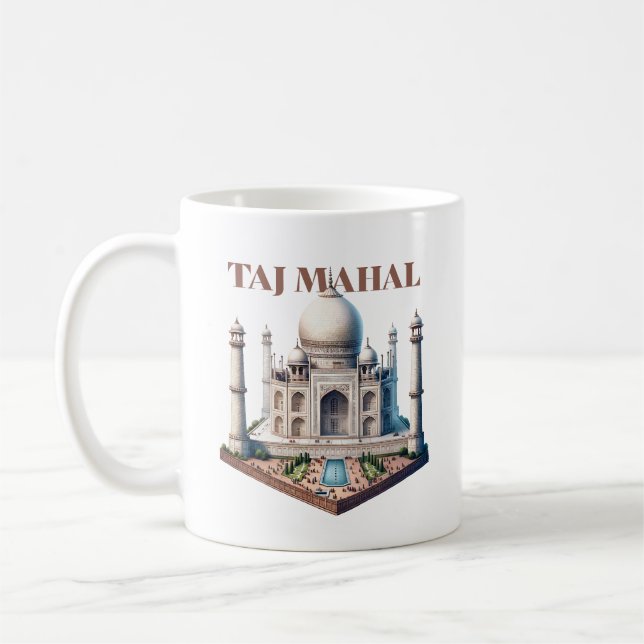 Taj Mahal India Coffee Mug (Left)