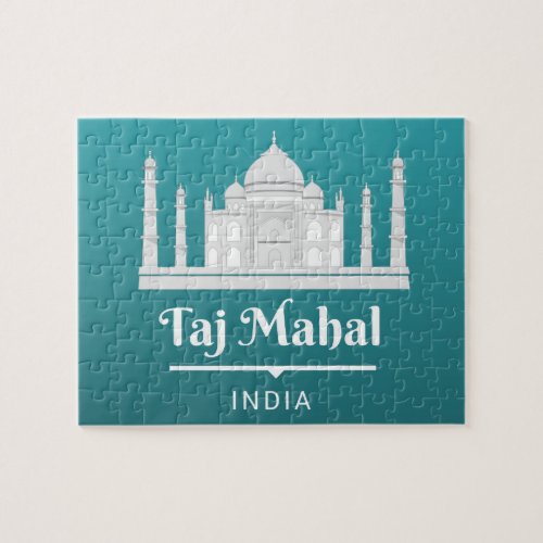 Taj Mahal India Jigsaw Puzzle