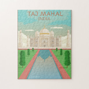 Taj Mahal, India Jigsaw Puzzle