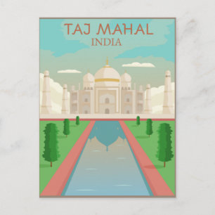 Taj Mahal, India Postcard