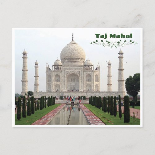 Taj Mahal _ India Postcard