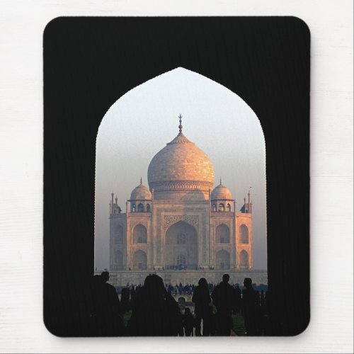 Taj Mahal Light of Dawn India Architecture Photo Mouse Pad