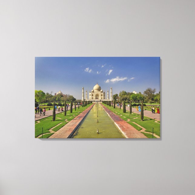 Taj Mahal mausoleum / Agra, India 2 Canvas Print (Front)