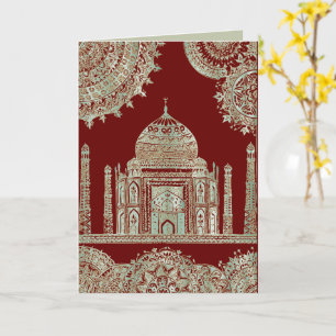 Taj Mahal - Oriental Bohemian Style Card