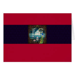 Taj Mahal - Oriental Bohemian Style Cards