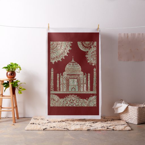 Taj Mahal - Oriental Bohemian Style Fabric
