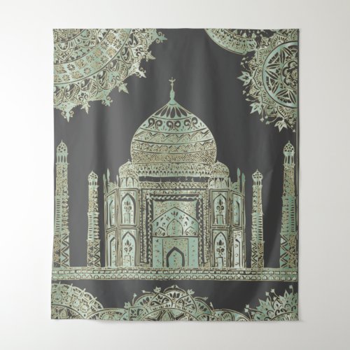 Taj Mahal _ Oriental Bohemian Style Tapestry