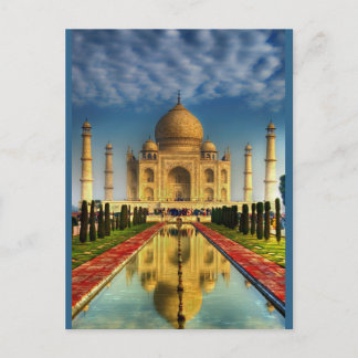 Taj Mahal Photo Postcard