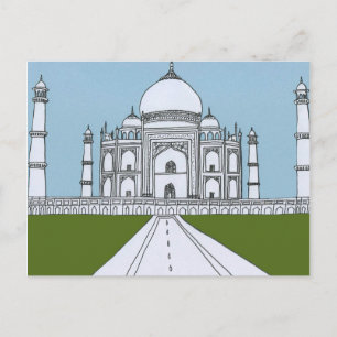 Taj Mahal Postcard
