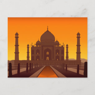 Taj Mahal Postcard