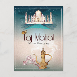 Taj Mahal Postcard