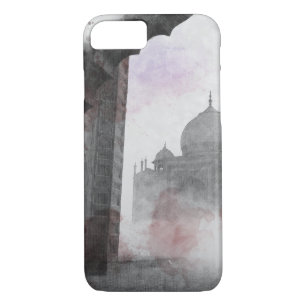 Taj Mahal Postcard Vintage Travel iPhone 8/7 Case