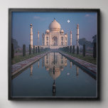 Taj Mahal Reflection Gift Wrap – Serene Moonlit Ar Peel And Stick Photo Tile<br><div class="desc">Celebrate timeless beauty with this Taj Mahal gift wrap, featuring a stunning moonlit view of the iconic monument and its perfect reflection in tranquil waters. The soft lighting, symmetrical composition, and architectural elegance make this design ideal for weddings, anniversaries, cultural celebrations, and luxury gift-giving. Printed on premium-quality paper, it’s a...</div>