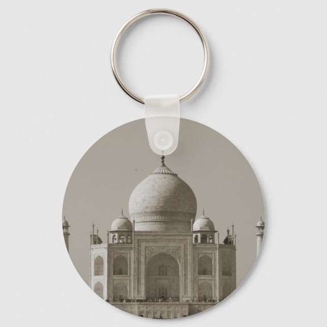 taj mahal sepia keychain (Front)
