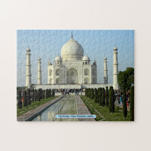 Taj Mahal Uttar Pradesh India Jigsaw Puzzle