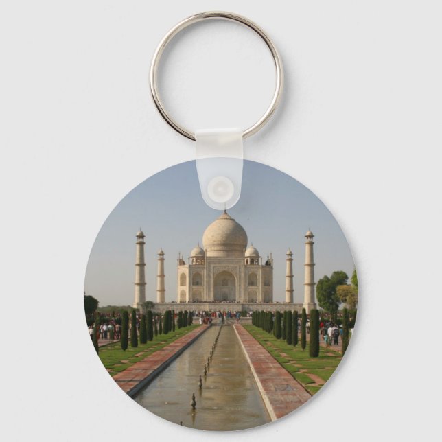 taj mahal water keychain (Front)