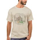 Taj Mahal Watercolor Splatter