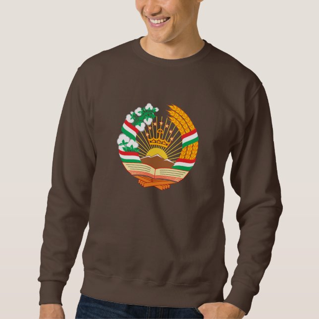 Tajik coat of arms sweatshirt (Front)