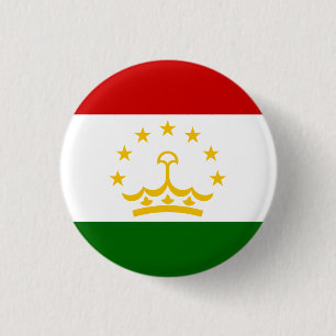 Tajikistan Flag Button