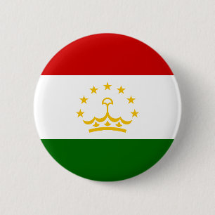 Tajikistan Flag Button